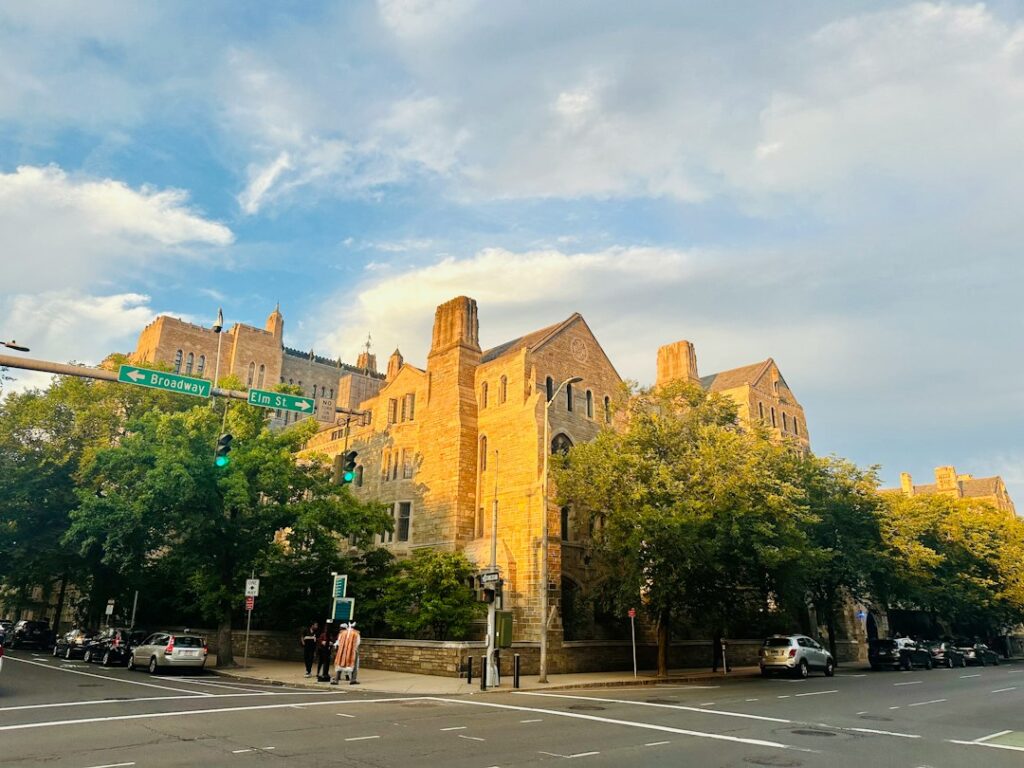 Yale University campus building in New Haven, Connecticut, a major source of rental demand